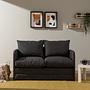 Saga Sofa Bed 2-seater Dark Grey 0