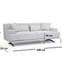 Bentley 2-Sitzer Sofa Creme 7