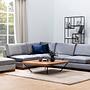 Tulip Ecksofa Links mit Hocker Dunkelgrau 1