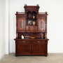Vintage cabinet oak wood brown 1