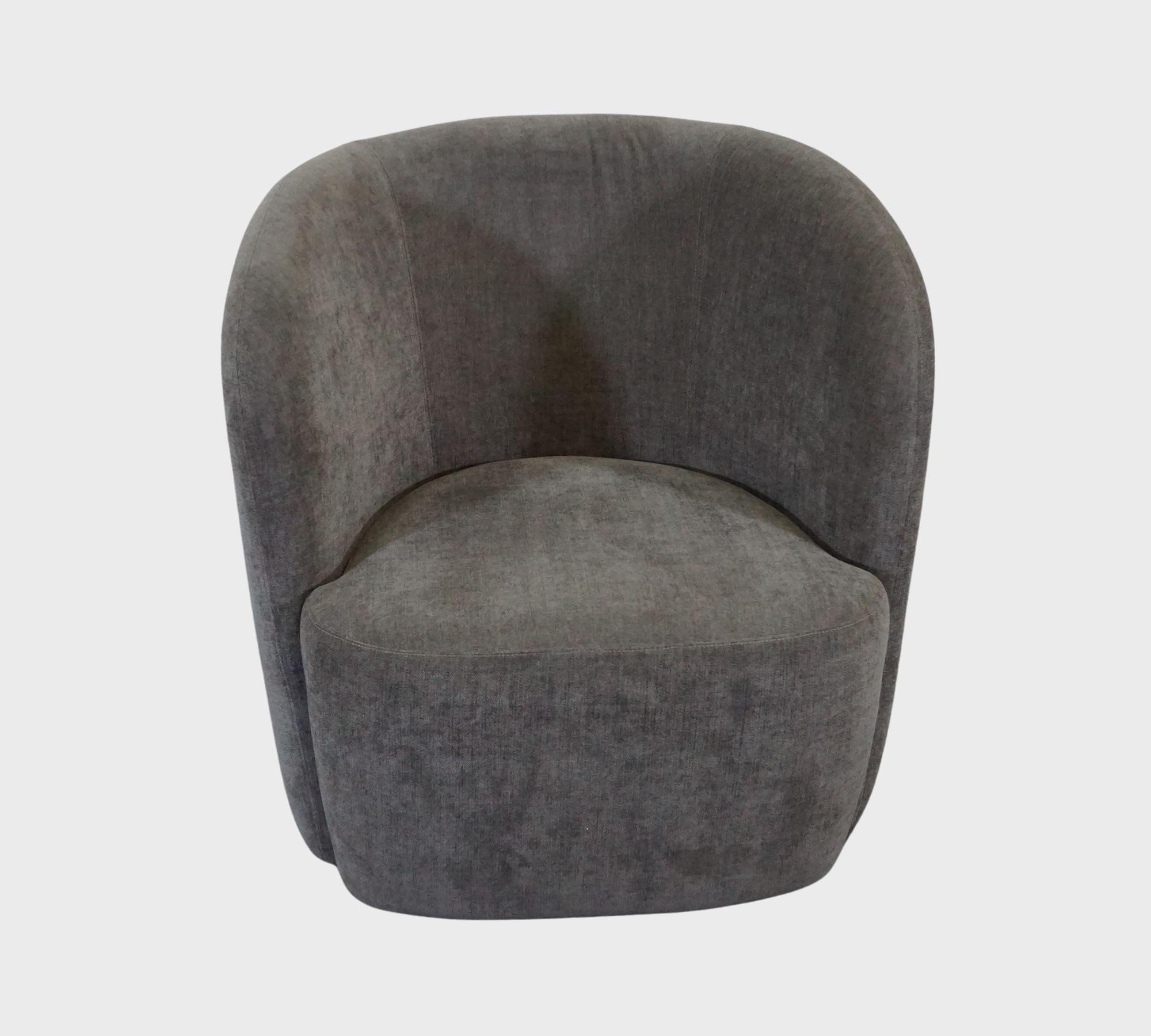 Blair Dreh-Sessel Danny Steel Grey 7