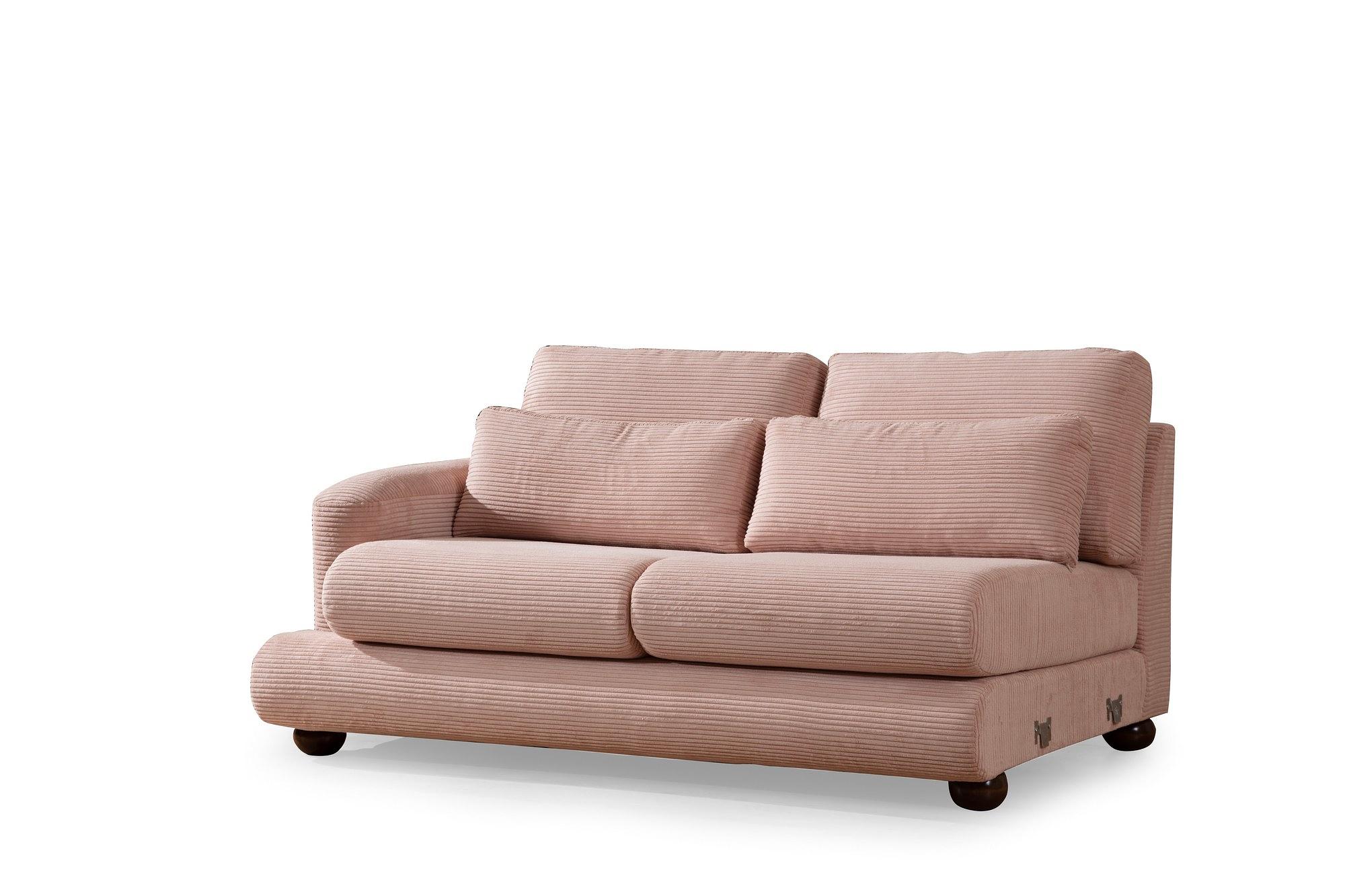 River Ecksofa Rechts Rosa 5