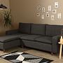 Long corner sofa Dark grey 2
