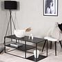 Coffee table Steel Black 4