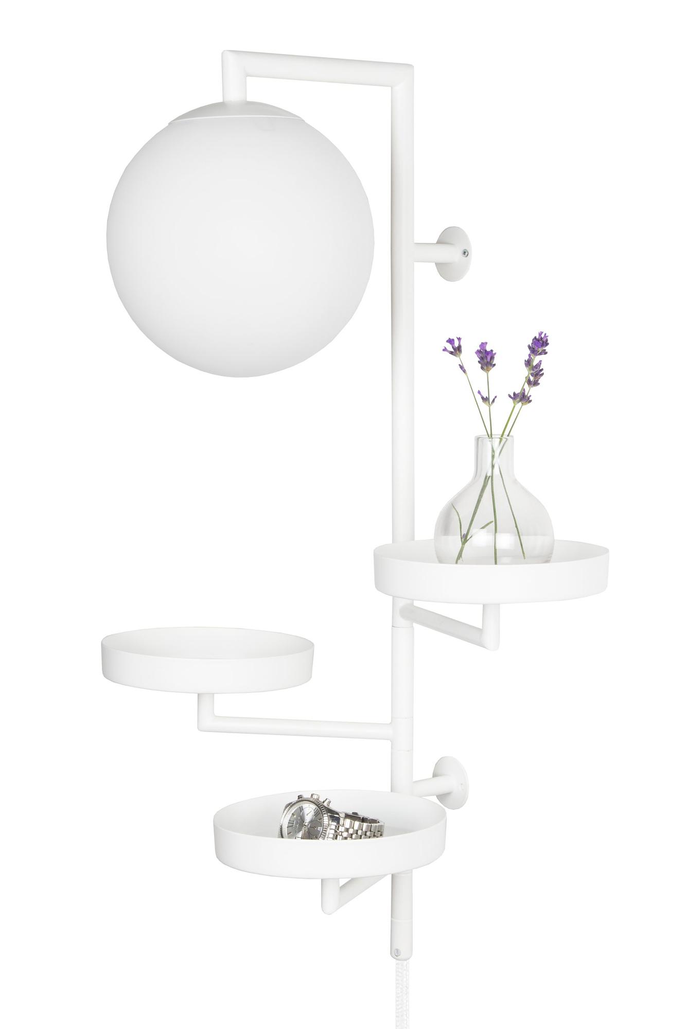 Astoria Wandleuchte Weiß 1