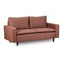 Lungo Sofa 2-Sitzer Hellbraun 7