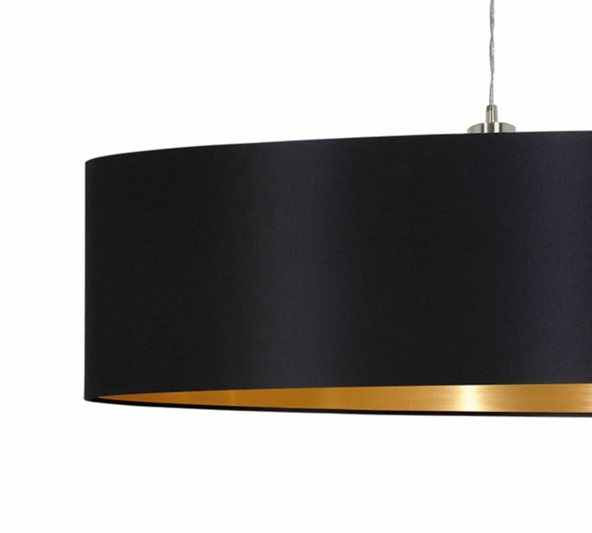 Pendant lamp web fabric steel Width 100 cm 1