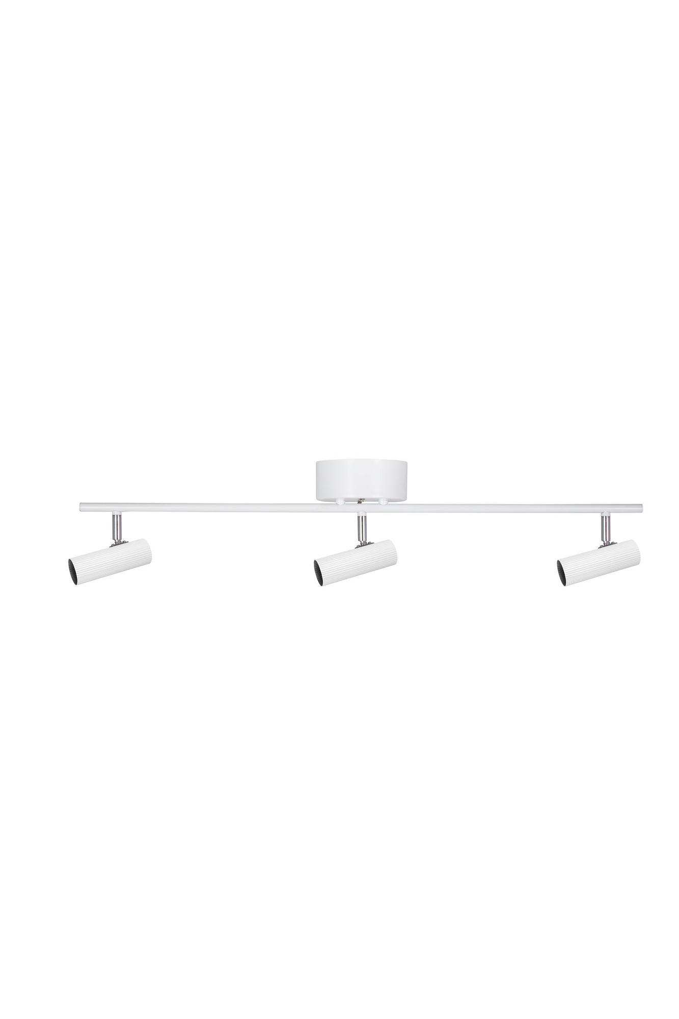 Hubble Ceiling Lamp Long 3-Light White 0
