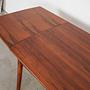 Walnut table Brown 1970s 13