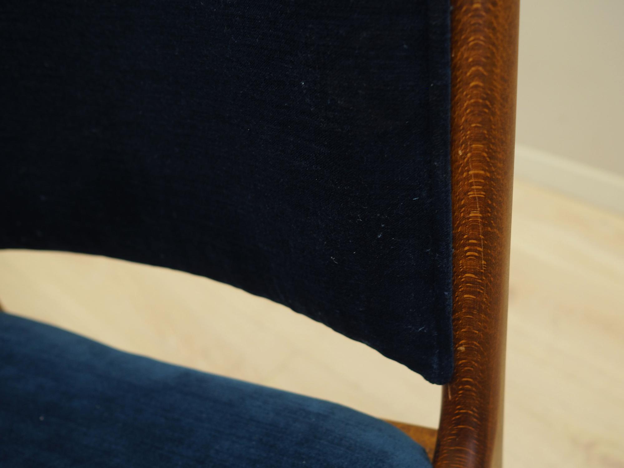 4x Dining chair Beech wood 1950s 9