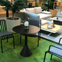 Palissade Gartenstuhl Metall Schwarz 4