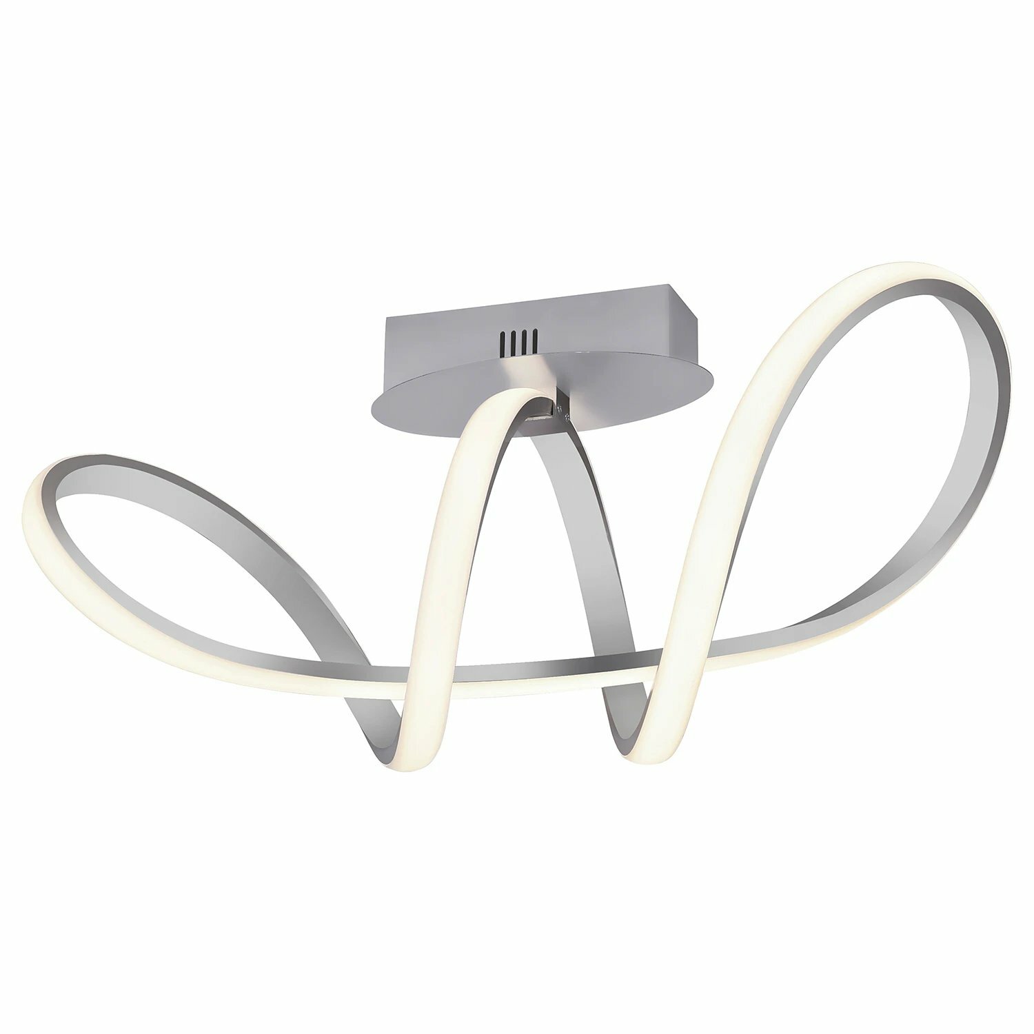 LED ceiling light 1-flame Metal White 0