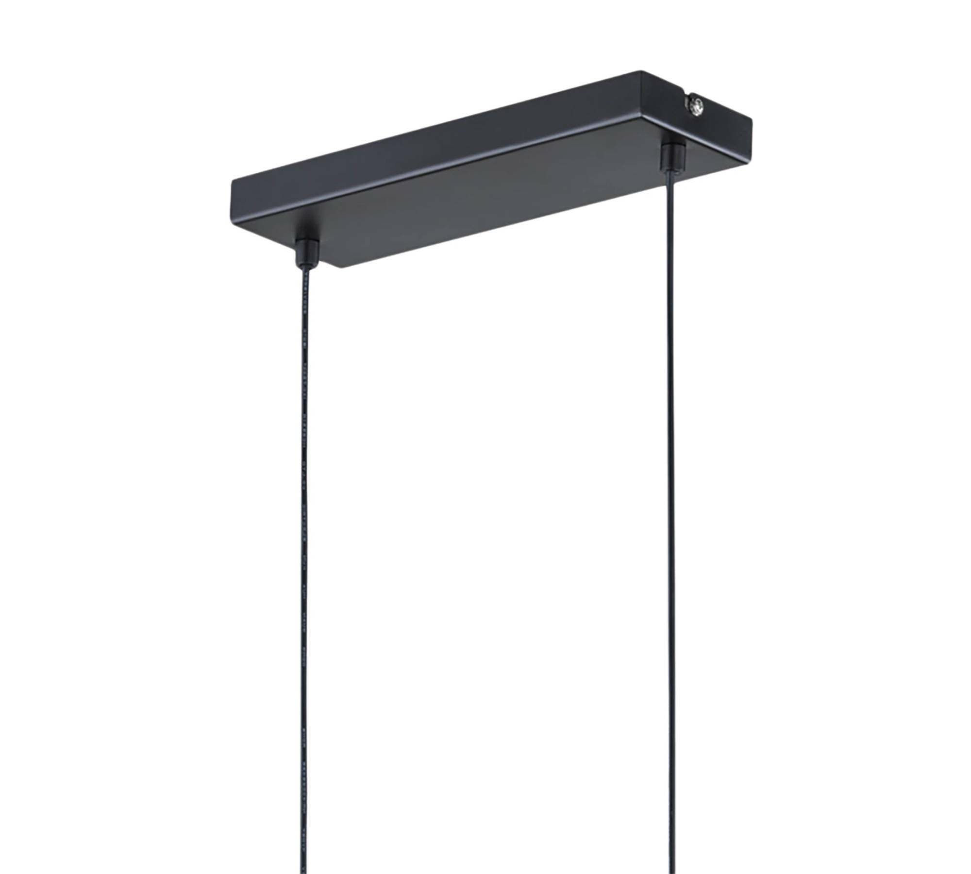 4-flame pendant lamp Cotton fabric Iron Black 2