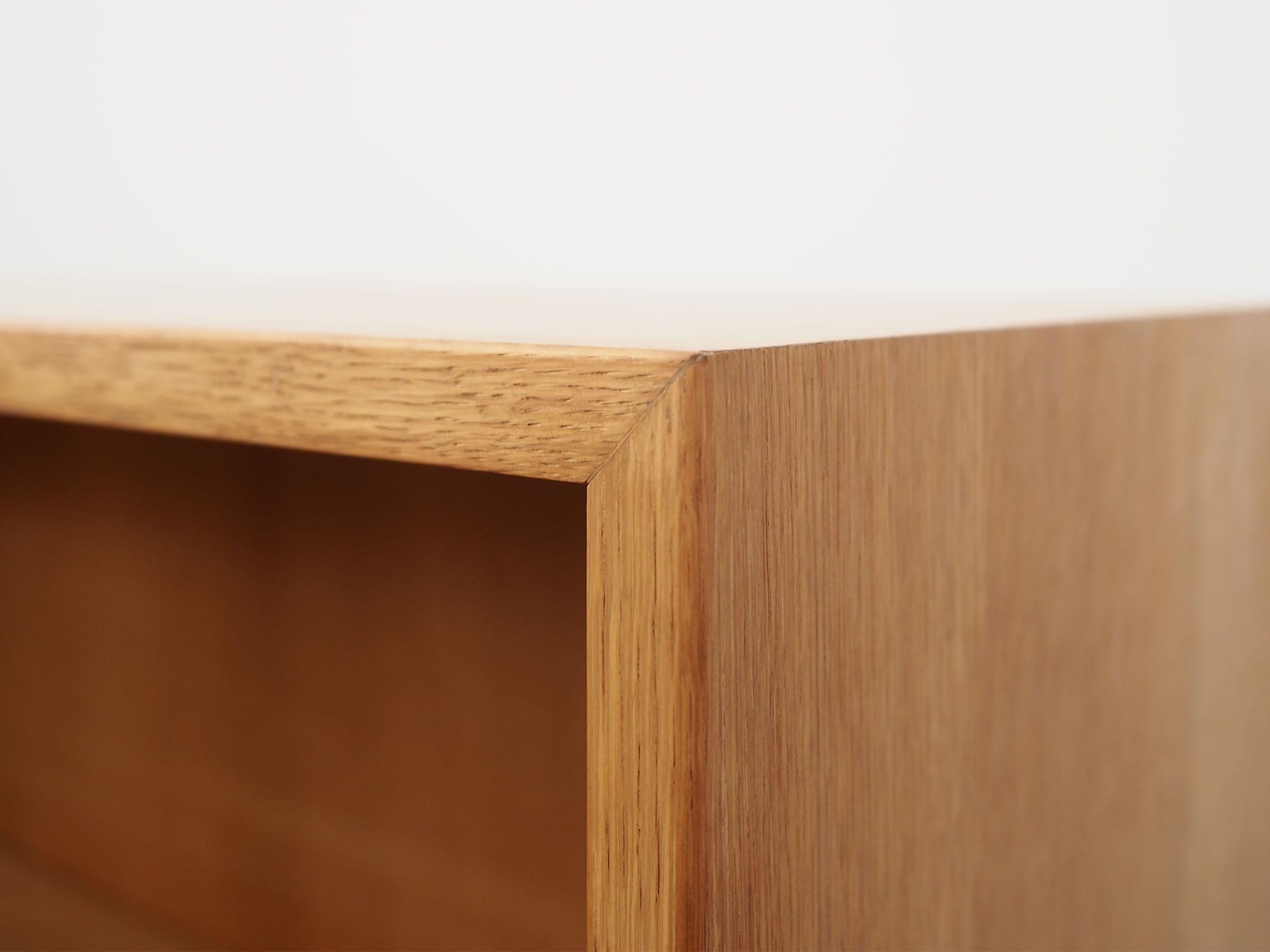 Vintage Bücherregal Holz Braun 1970er Jahre 14