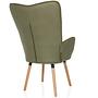 HAVENIO I Armchair Fabric Velvet Olive Green 6