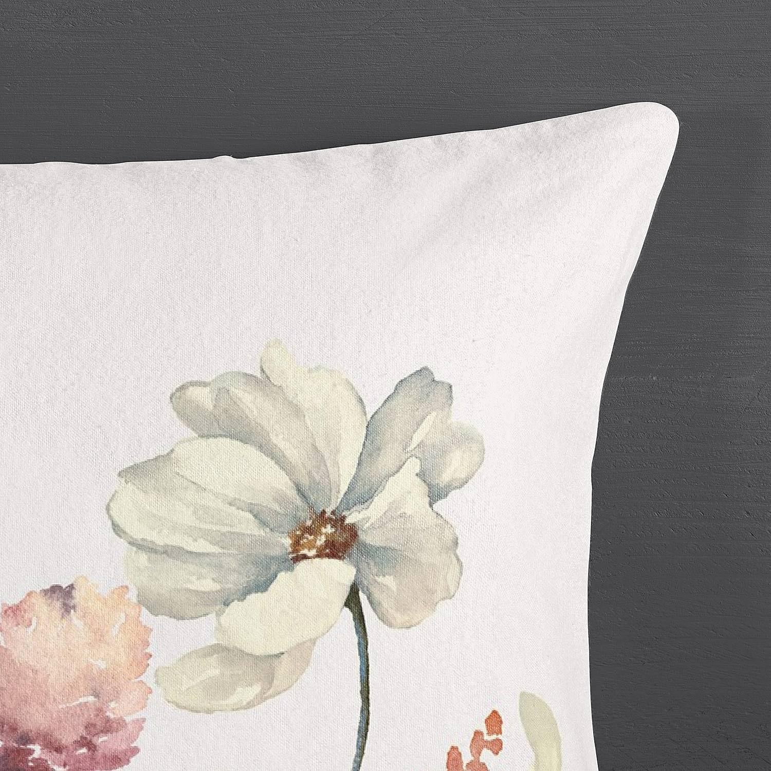 Flannel Bedding Aime Cotton Beige 200x200 Pillow 70x60cm 4