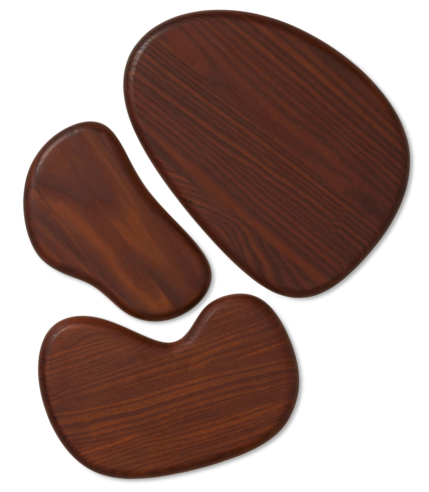 Cutting boards 3-piece set Brown 1