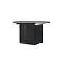 Matilda Dining table extendable MDF Veneer Black ø130/180cm 8