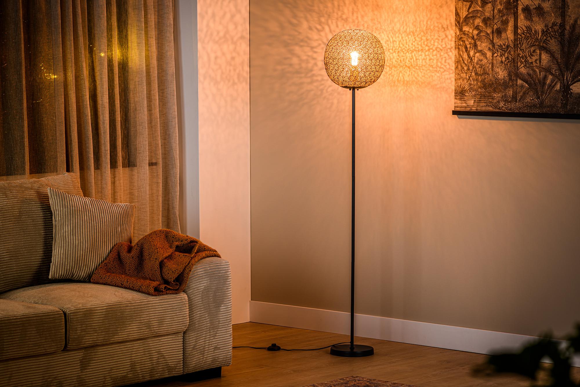 Floor lamp Metal Black 1