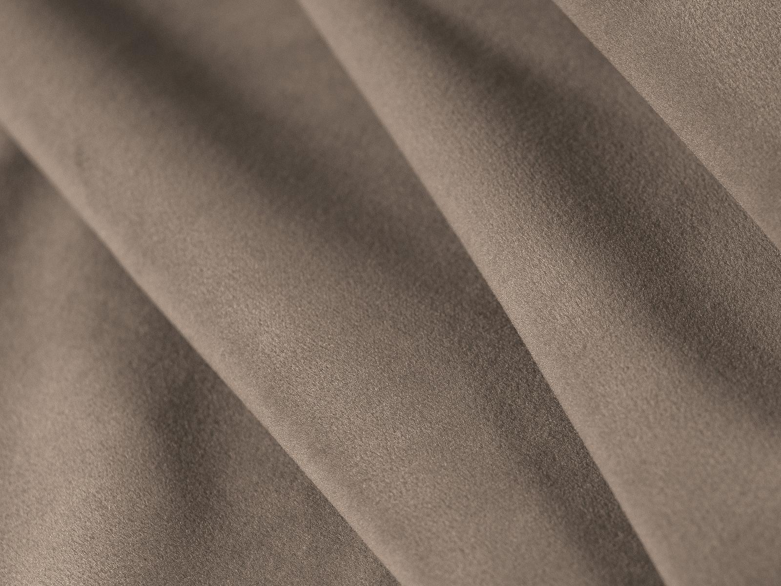  Pouf Dia Samt 1Sitzer Graubrown 2