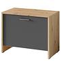 Garderobenbank Edgeworth Eiche Artisan Dekor Anthrazit 0