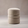 Alexa Pouf Cotton Natural 0