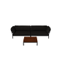 LEVEL Sofa Links, Sofa Rechts & Couchtisch Dunkelgrau 0