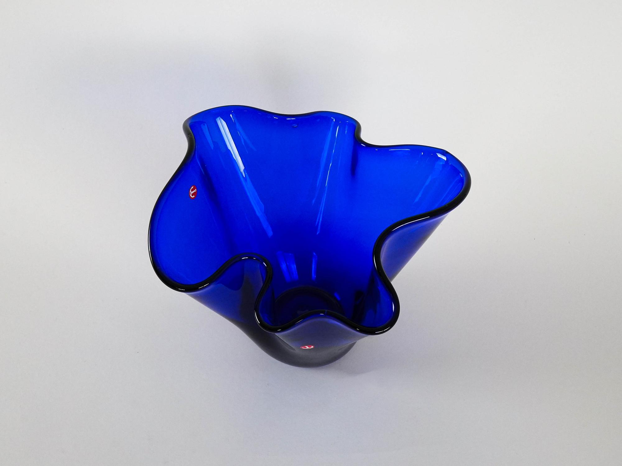Glass vase Blue 5