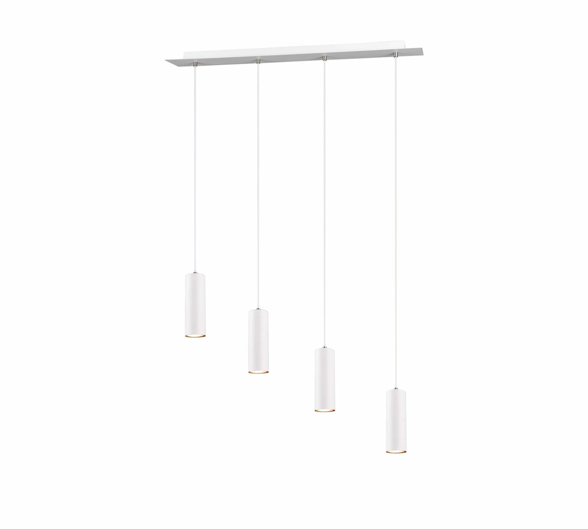 Pendant lamp Marley II Iron 4-light White 2
