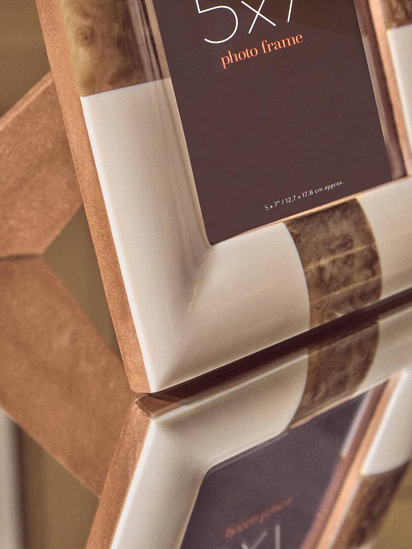 Decio 5 x 7 Inch Photo Frame Cream Brown 8