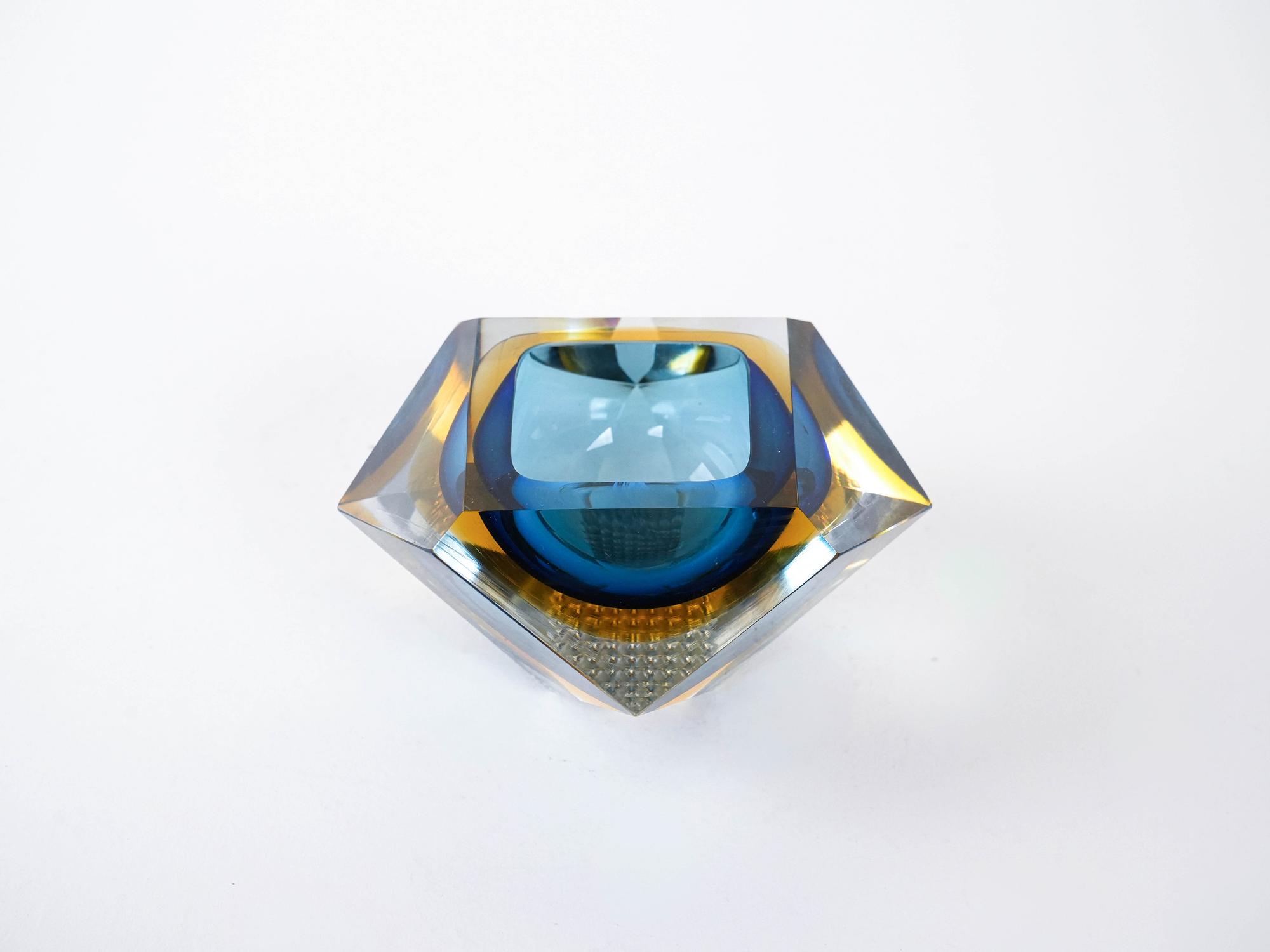 Bowl Murano glass Multicolored 1960s 3