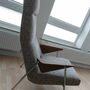 Votteler 368 Sessel inkl. Hocker Textil Metall Holz Grau 2