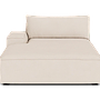 Daphne 1-seater chaise lounge left Mark Sand 1