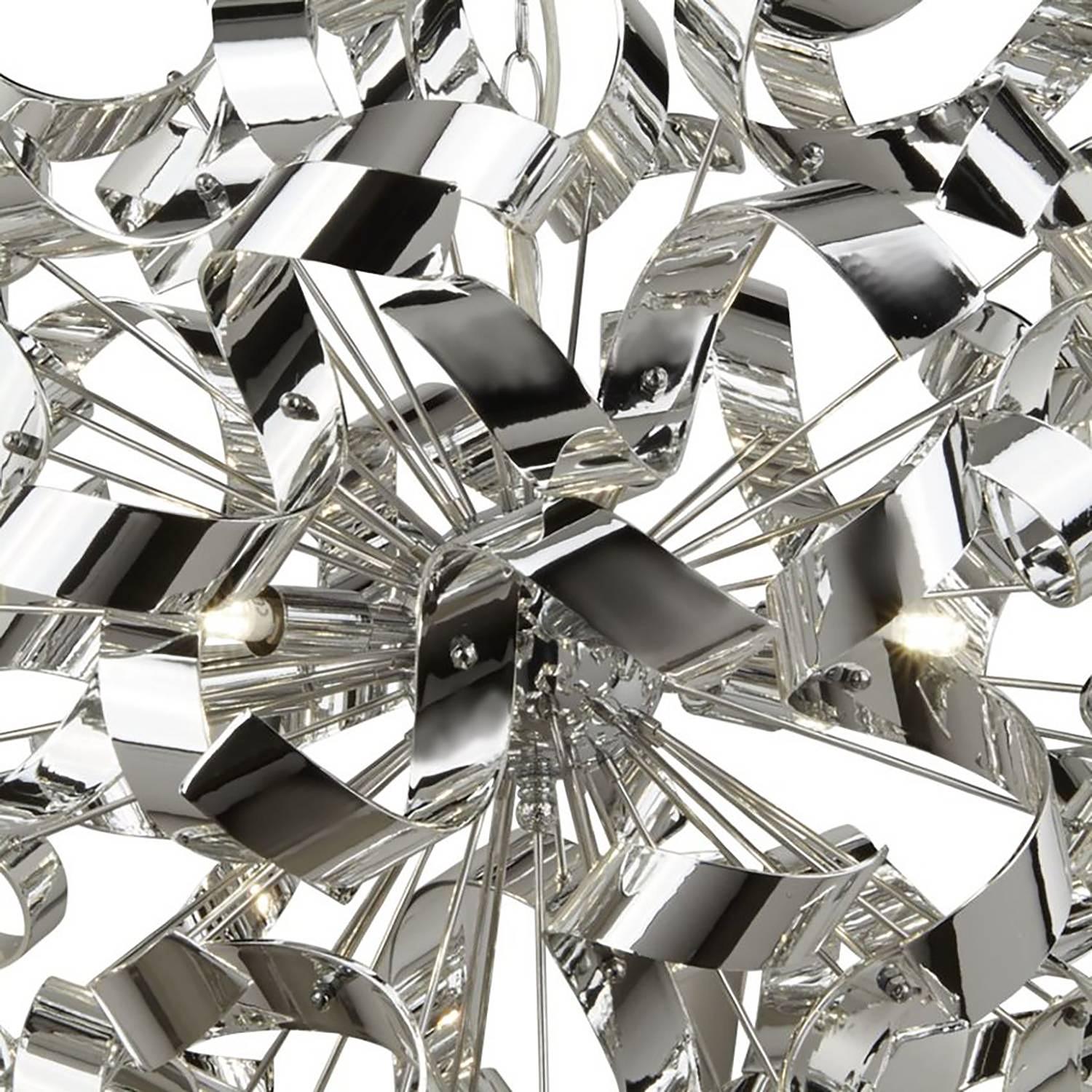 Curls Pendant Light 6-light Steel 1