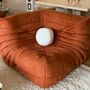 Togo Eckteil Stoff Orange 0