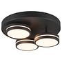 LED-Deckenleuchte Franklin Grau 0