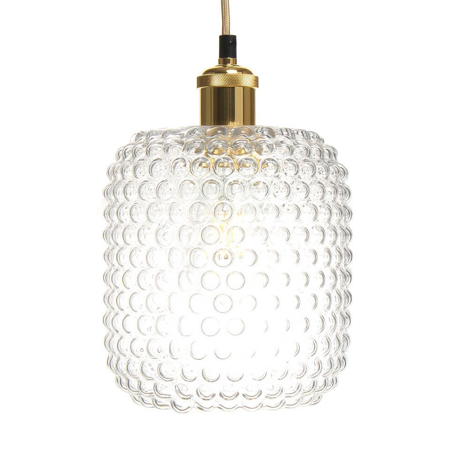 Irene Pendant Lamp Glass Iron 1-bulb 0