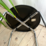 Wilde&Spieth Eiermann SE 38 Hocker Holz Chrom Schwarz 4