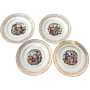 Mill of the Wolves Plate Set 4-Piece Multicolored 0