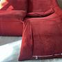 Plumy Sofa 3-Sitzer Baumwolle Rot 4