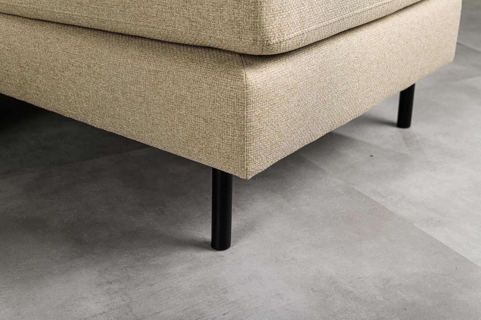 Sofa 3-Sitzer Chaiselongue Links Rechts Dillon Creme 2