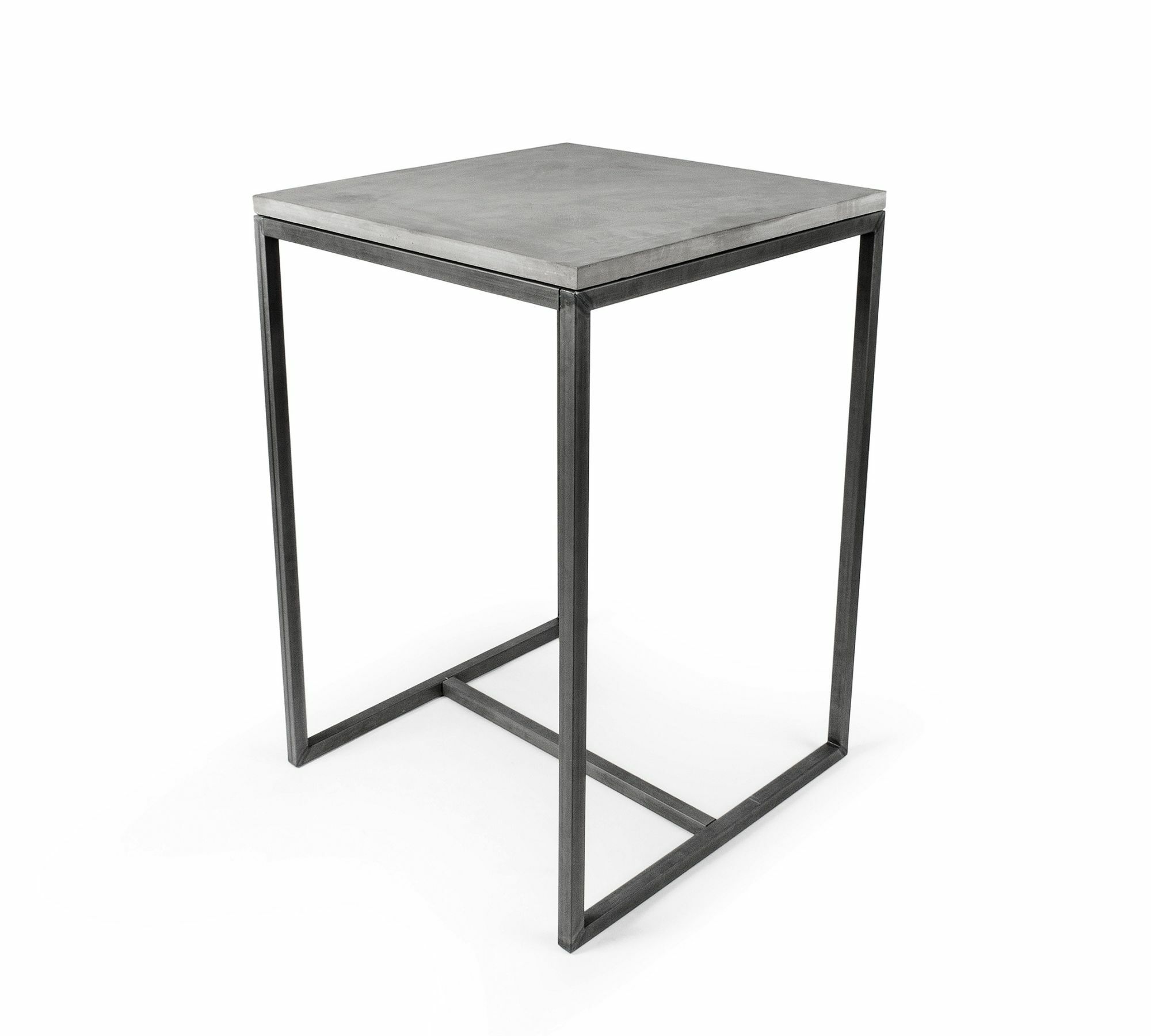Perspective Bartisch Faserbeton Stahl Grau 3