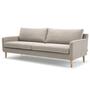 Astha Sofa 3-Sitzer Agnes Brown 1