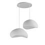 2-Flammig Wabi Sabi Grainbeams Pendelleuchte Weiß 5
