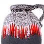 Keramikvase Fat Lava 1960er Jahre 1