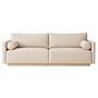 Kenta Sofa 3-Seater Shape Cream 0