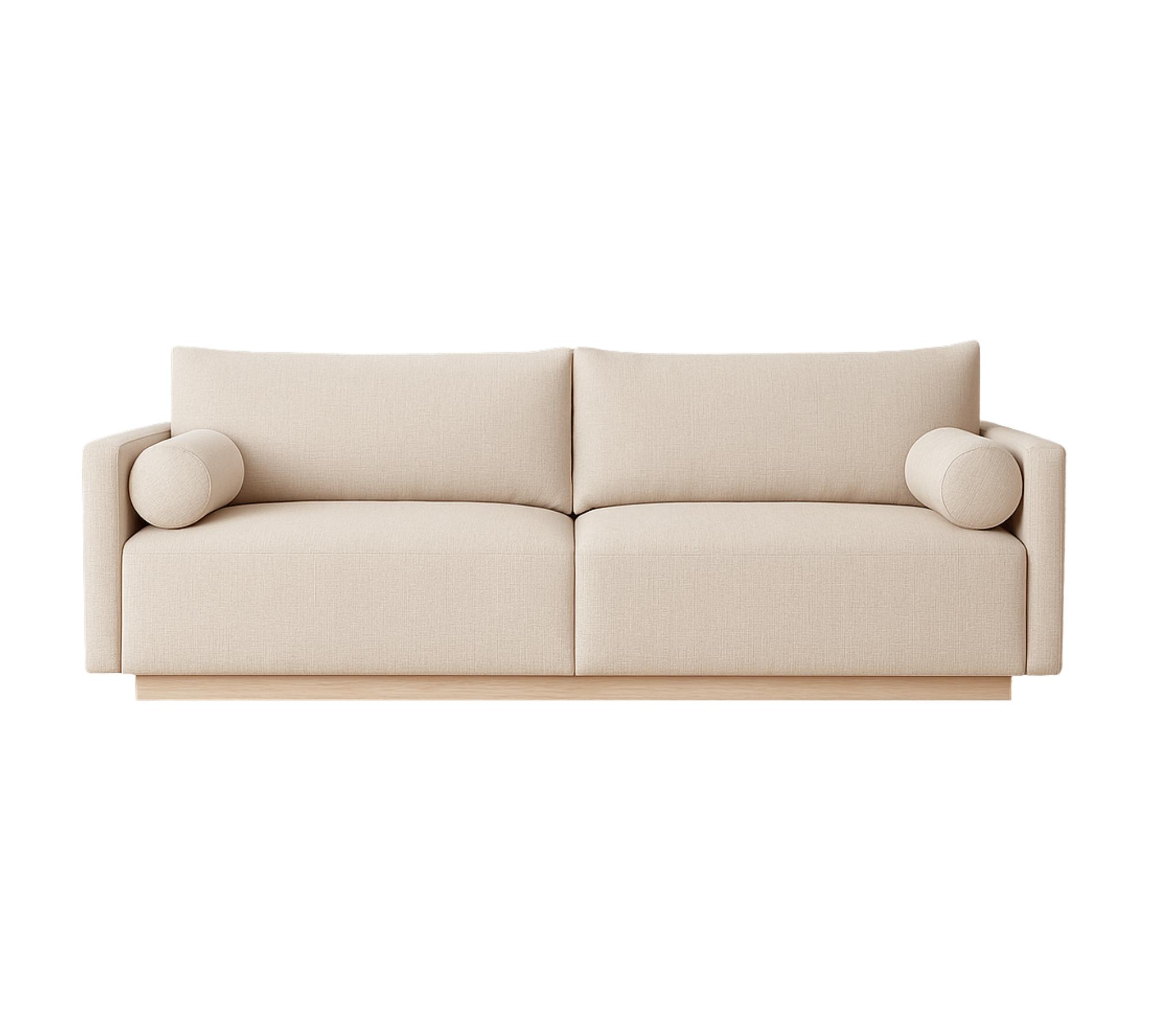 Kenta Sofa 3-Seater Shape Cream 0