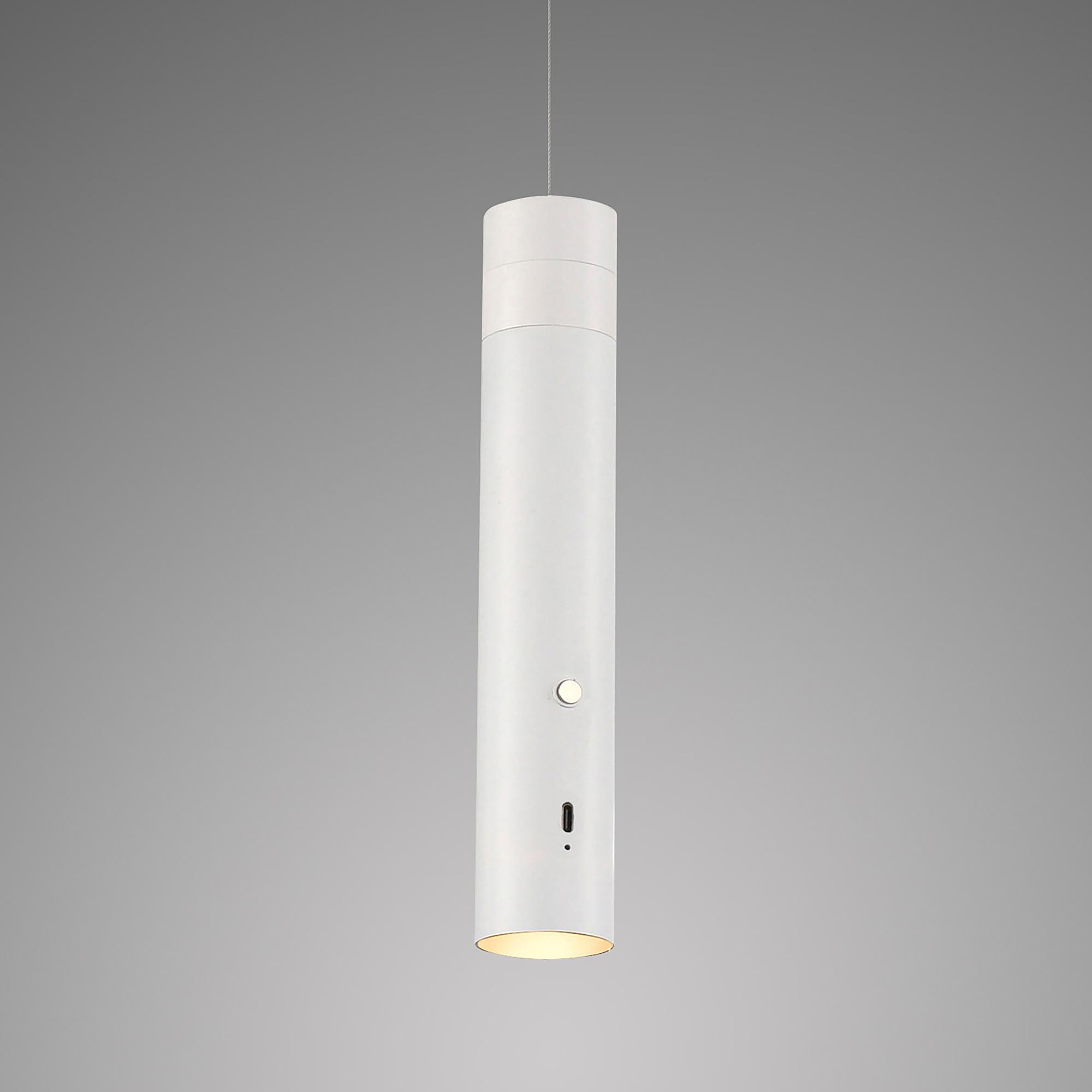 Attach LED-Pendelleuchte Polycarbonat 1-flammig 0