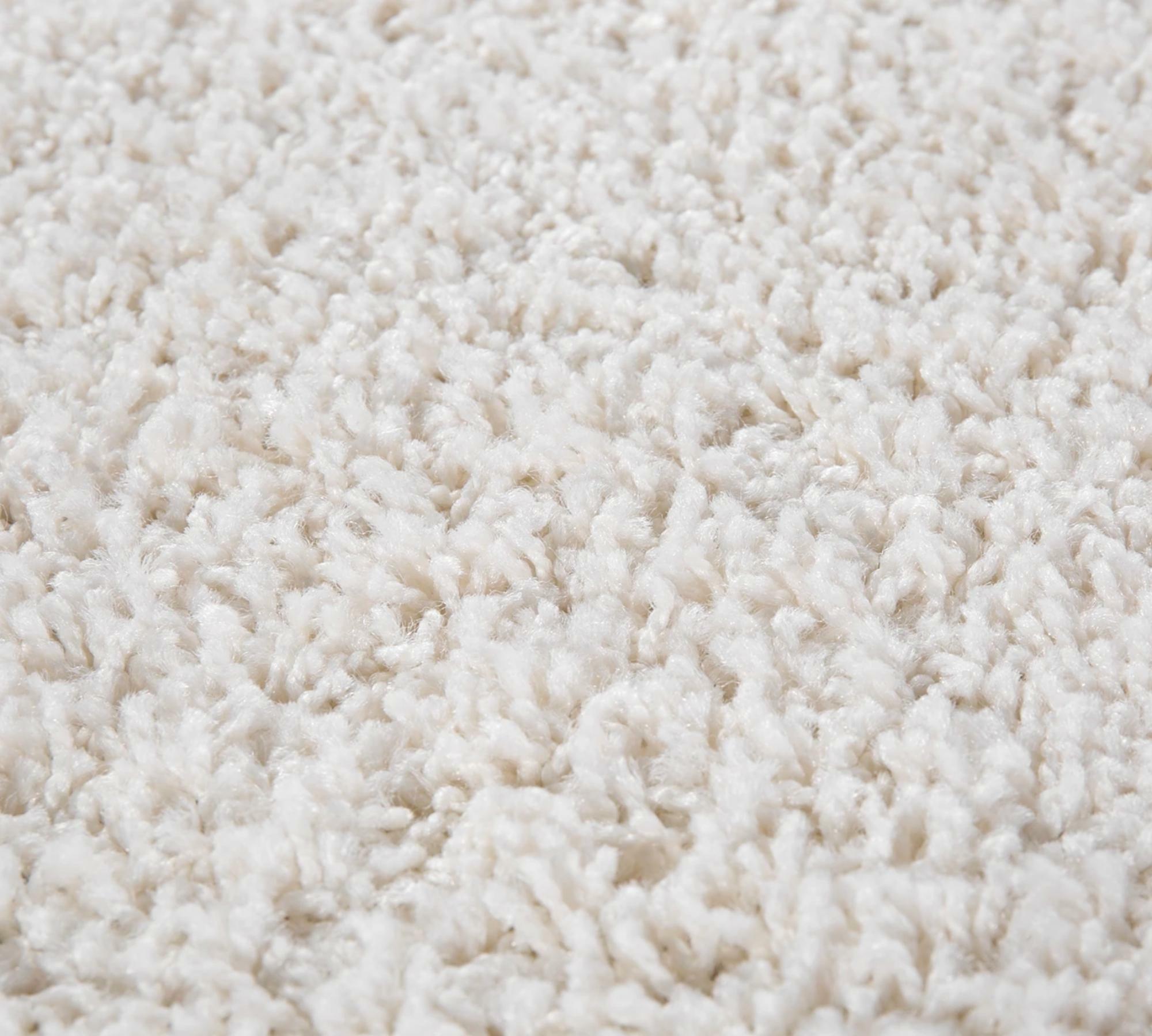 Runder Teppich Weiß 1