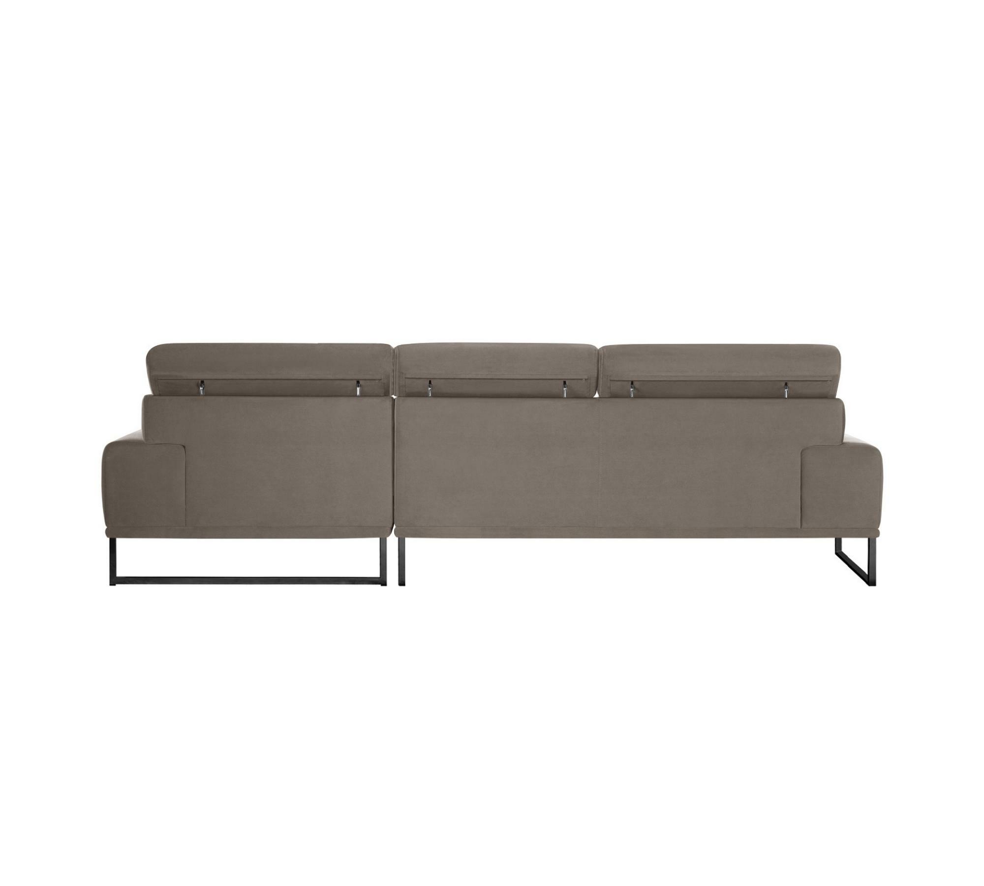 Georgia Sofa Récamiere Rechts Taupe 5